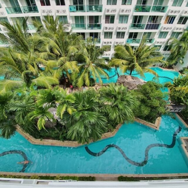 R025 Jomtien Pattaya Amazon Pool View 1 bedroom 35sqm Rental price 7500 baht