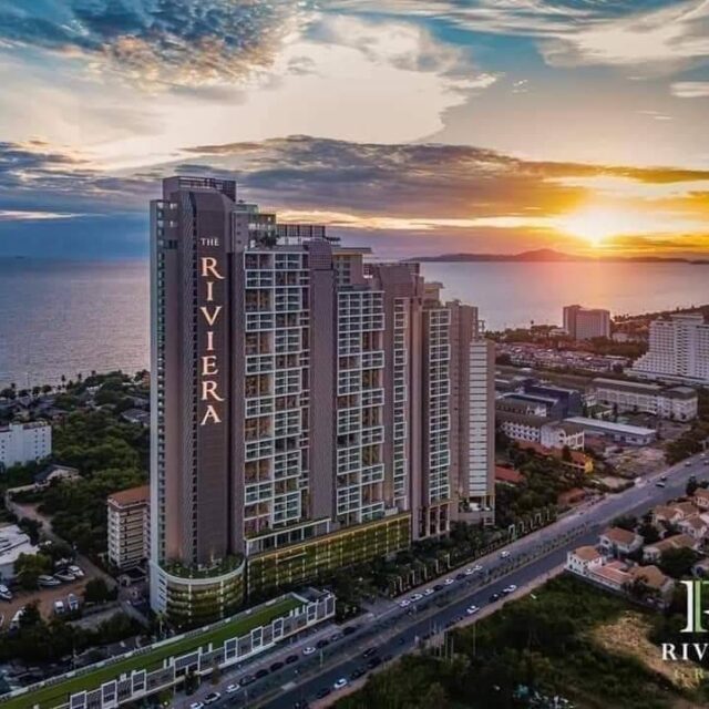 R092 Pattaya Riviera Jomtien 1 bedroom 1 bathroom 35SQM Sea view Rental Price 19000 baht