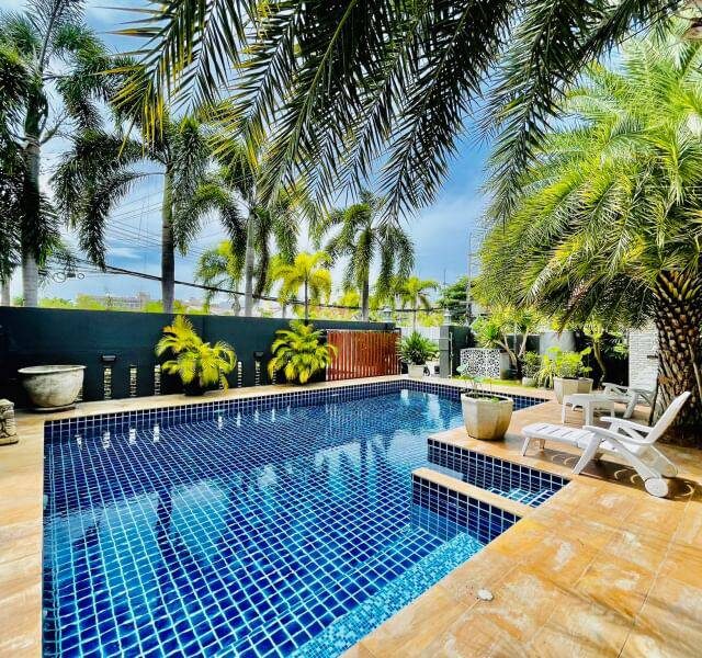 R103 Pattaya South Cozy Private Pool Villa 3 bedroom 2 bathroom 400 SQM Rental Price 60000 baht
