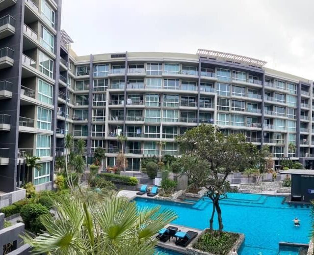 R114 Pattaya Klang Apus Condominium 2Bed 2Bath 66 SQM Rental Price 27000 Baht