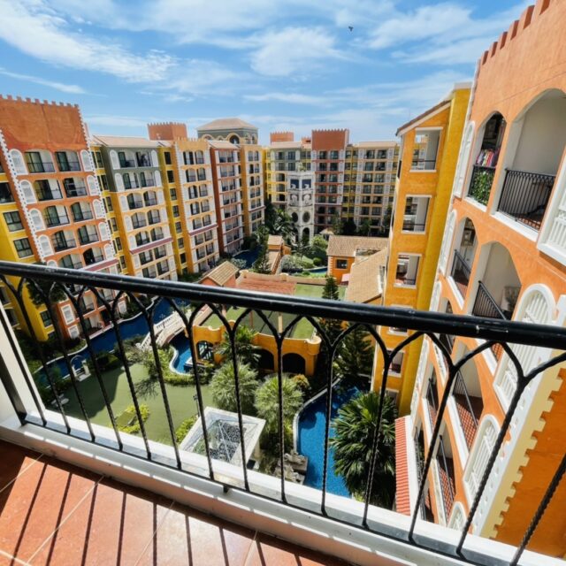 R126 Na Jomtien Venetian Condominium 1bed 1bath 32sqm 8floor Rental price 11000thb per month