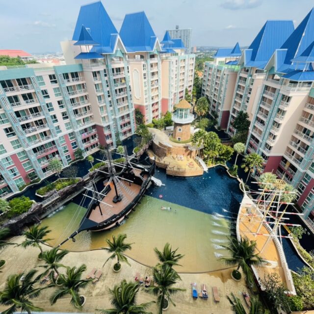 R127 Thappraya Grande Caribbean 1bed 1bath 35sqm Rental price 16000thb per month